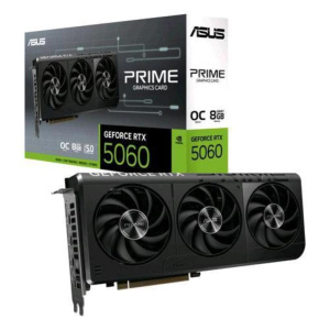 Asus prime -rtx5060-o8g nvidia geforce rtx 5060 8 gb gddr7 triple fan pci express 5.0 – 1 x hdmi 3 x displayport