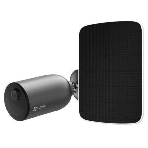 Ezviz eb3 4g + solar panel 5w- telecamera da esterno a batteria – 4g – 2k – color night vision – difesa attiva