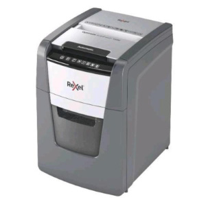 Rexel optimum autofeed+ 100m distruggidocumenti a microparticelle cestino 34 lt capacita` 100 fogli grigio