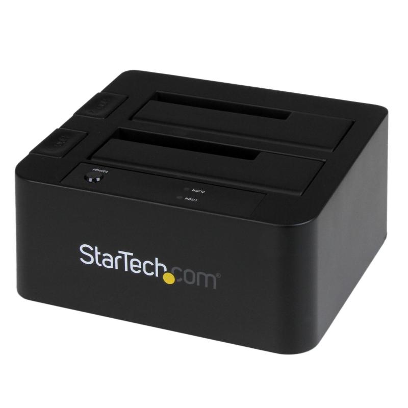 Startech.com docking station usb 3.0 per doppio hard disk sata / esata ssd da 2,5/3,5 con uasp