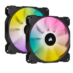 Ventola per case icue sp140 140×140 rgb elite performance (co-9050111-ww) dual pack nero