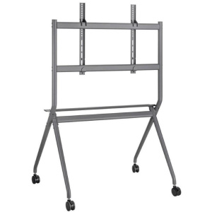 Napofix staffa pavimento per tv fino a 86 npf10298 load 120kg con ruote