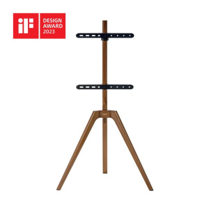 Thomson staffa pavimento per tv 45-65 load 40kg 400×400 legno design