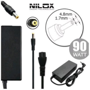 Nilox nlx90w-cp05 alimentatore compatibile con notebook hp 90w 18.5v 4.9a 4.8×1.7 black