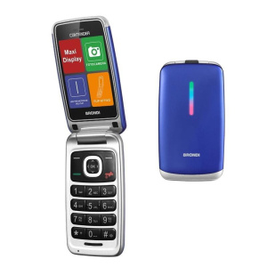 Brondi contender (blu) – telefono cellulare per anziani – fotocamera