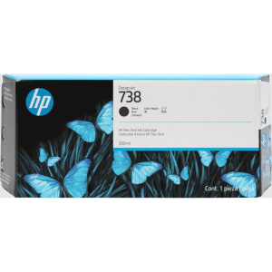 498n8a hp 738 300-ml black ink cart