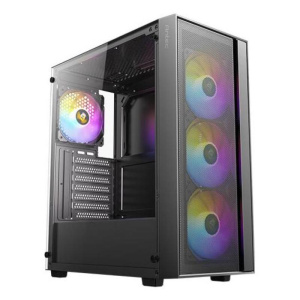 Antec ax65 argb case midi tower vetro temprato no-power atx/matx/mini-itx