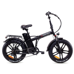 Raaks by schiano raaks by f.lli schiano (bic950) folding fat e-bike (nero) – bicicletta elettrica – ruote 20×4 – motore 250w – batteria 36v 10.5ah – cambio shimano 7 rapporti – telaio in acciaio – cerchi in lega – display lcd – freni a disco – autonom