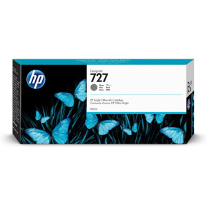 Hp cartuccia inchiostro grigio designjet 727, 300 ml