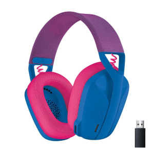 Logitech g g435 lightspeed cuffie gaming wireless bluetooth – cuffie over ear leggere, microfoni integrati, batteria da 18 ore,