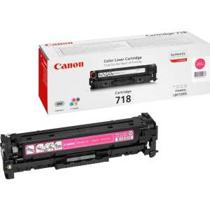 Canon crg-718 m cartuccia toner 1 pz originale magenta