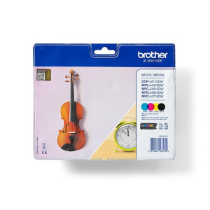 Brother lc127xlvalbp cartuccia d`inchiostro 4 pz originale nero, ciano, magenta, giallo