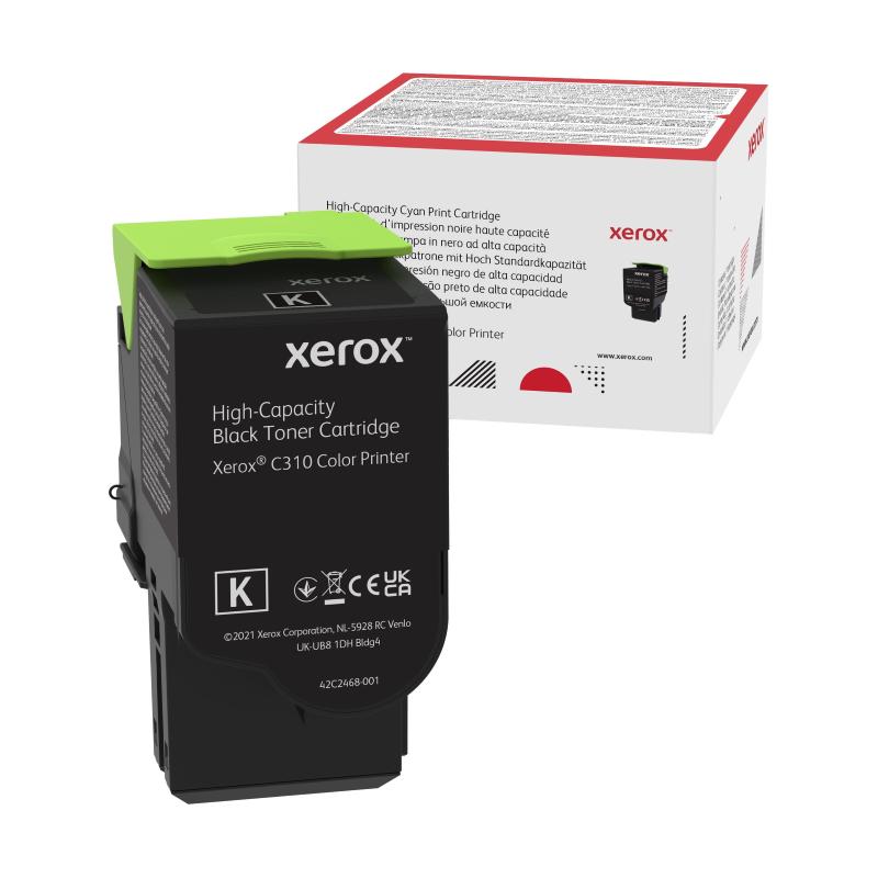 Xerox cartuccia toner nero a high capacity da 8000 pagine per stampante a colori ® c310/multifunzione a colori ® c315