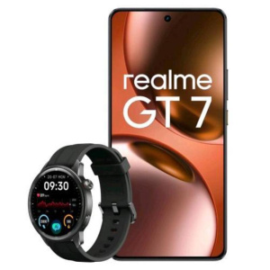Realme gt7 5g dual sim 6.78 octa core 512gb ram 12gb 5g italia black + watch s2