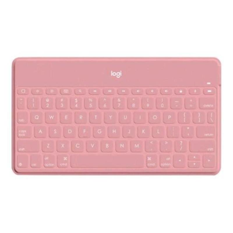 Logitech keys-to-go apple ipad/apple tv/iphone tastiera bluetooth qwerty italiana tasti scelta rapida ios rosa