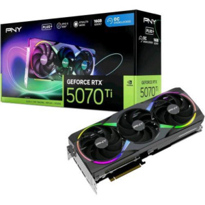 Pny geforce rtx 5070 ti epic-x rgb nvidia 16 gb gddr7 dlss 4 triple fan