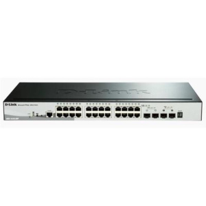 D-link dgs-1510-28p switch di rete 24 porte rj45 gigabit ethernet (10/100/1000) 2 porte sfp 2 porte sfp+ garanzia italia