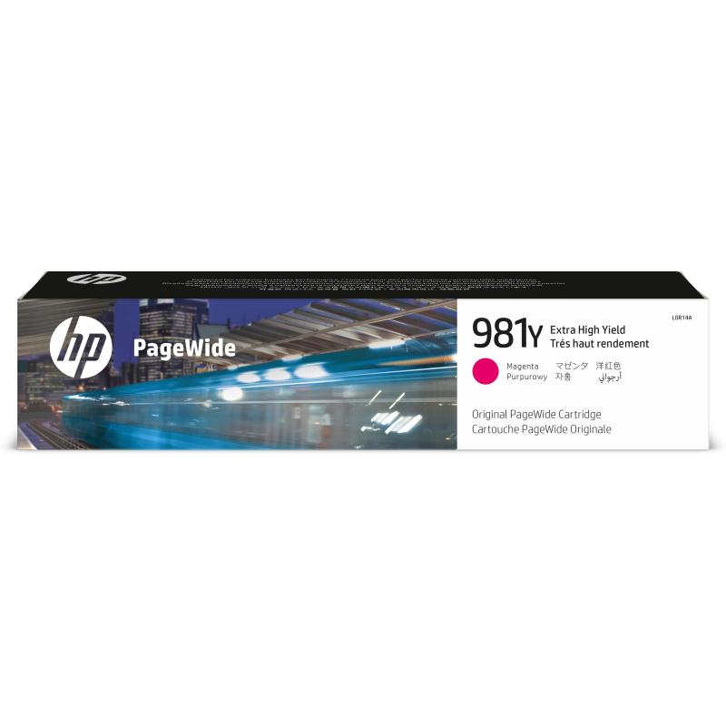 Hp cartuccia magenta originale ad altissima capacità pagewide 981y