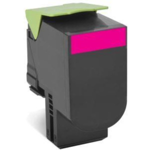 Lexmark 80c2hme cartuccia toner 1 pz originale magenta