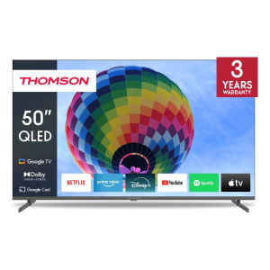 Thomson smart tv qled 50“ 126cm google tv android 11 modello 50qg4s14 4k hdr