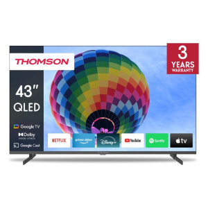 Thomson tv qled 43 pollici google tv hdr triple tuner smart 4k ultra hd televisore