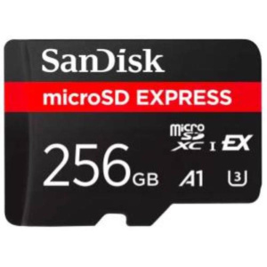 Sandisk express microsd 256gb a1 uhs-i e uhs-ii 210mb/s for switch2