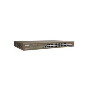 Tenda switch l3 managed poe switch 24 porte 10/100/1000 base-t ethernet – 4 porte 1000 base-x sfp -1