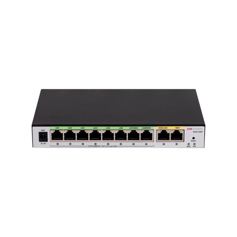 Hikvision controller 8-port gigabit poe, ap controller, 200 users