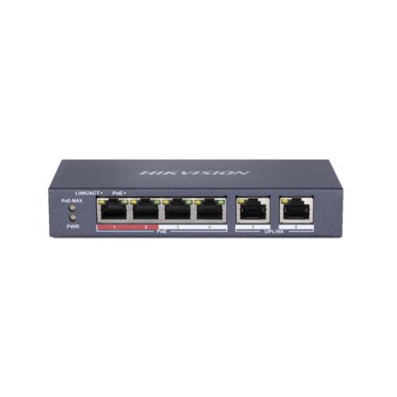Hikvision switch 8 port gigabit unmanaged poe switch 1 gigabit rj45 uplink port, 1 gigabit sfp uplin