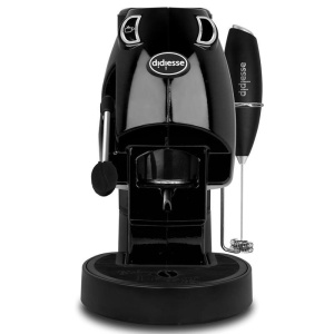 Didiesse baby frog coffee and tea (nero) – macchina da caffe“ con frullino e doppio portacialda – 450w