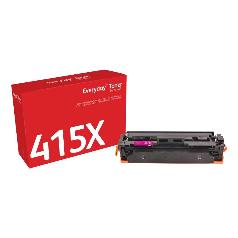 Toner everyday? di xerox magenta compatibile con hp 415x (w2033x), alta capacità