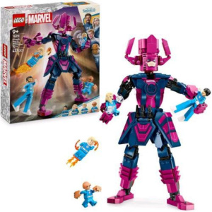 Lego marvel fantastici 4 contro personaggio costruibile di galactus con 4 minifigure