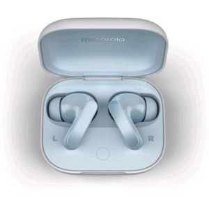 Motorola moto buds auricolari bluetooth cancellazione attiva del rumore dinamico glacier blue