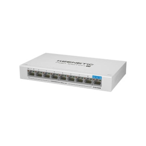 Keenetic poe+ switch 9 (kn-4710), switch 1 porta 1gbps + 8 porte 1 gbps poe+, 30w 802.3af/at (poe+)