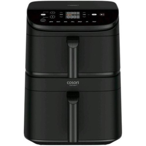 Cosori dc121 turbo tower friggitrice ad aria 10.8 lt 2630w doppio cestello 7 funzioni di cottura controllo touch con timer nero