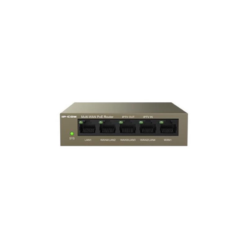 Router ip-com m20-poe 5p cloud managed poe router dual core,1.0ghz 128ram