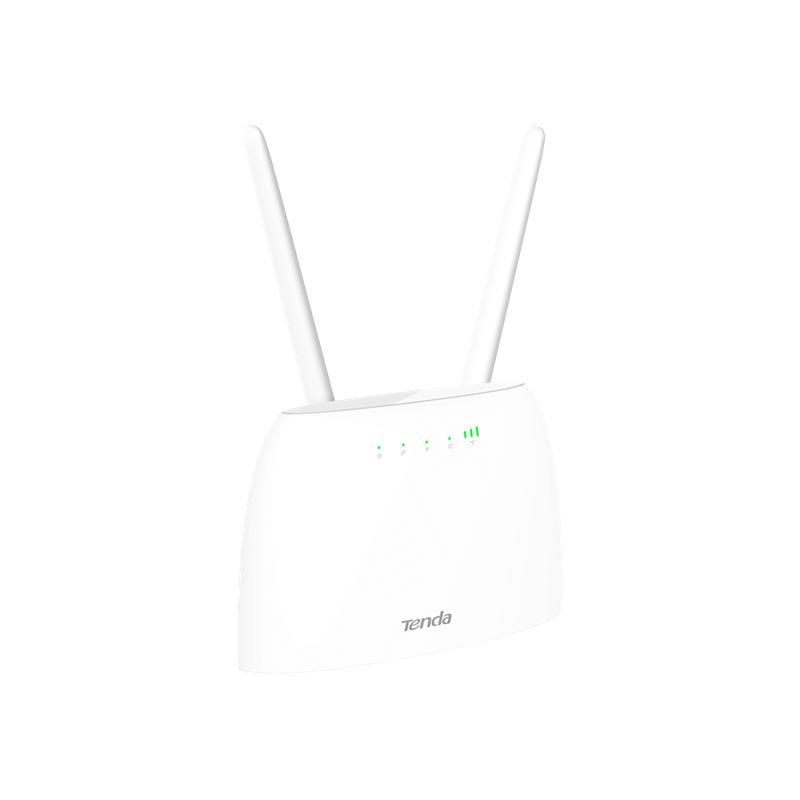 Wireless n router 4g lte tenda 4g06 n300 2.4ghz /300mbps 802.11 b/g/n - 2p 10/100 (di cui 1 wan)2ant.est.+2 int.-puls. wps