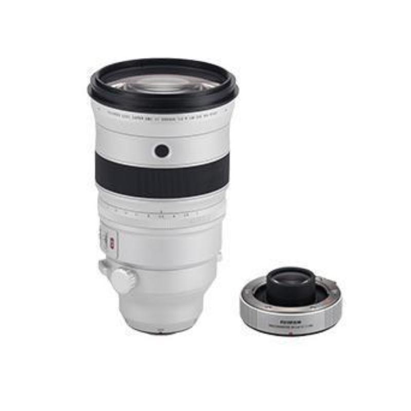 Fujifilm xf200mm f2 r lm ois wr/tc xf1.4 milc/srl teleobiettivo nero, bianco