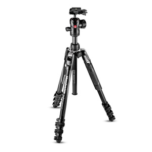 Manfrotto mkbfrla4bk-bh treppiede 3 gamba/gambe nero, argento