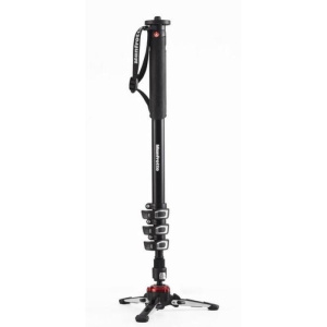 Manfrotto mvmxproa4 monopiede per fotocamera 1/4, 3/8 alluminio nero