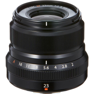 Fujifilm fujinon xf23mm f2.0 r wr nero