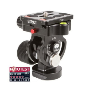 Sirui l-10 testa per treppiede nero alluminio 1/4 pan