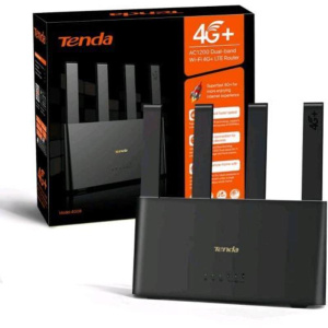 Wireless n router 4g lte tenda 4g08 dual band ac1200 2.4ghz 300mbps/5ghz 867mbps 802.11ngb/ac – 2ant.esterne- 1x2ff slot sim