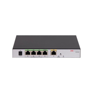 Router hikvision all in one 5 port 1*gigabit rj45/sfp,1*gigabit wan rj45,4*gigabit poe lan, users 100