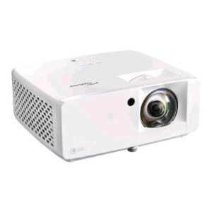 Optoma zh450st videoproiettore laser dlp full hd focale corta 16:9 contrasto 2.000.000 :1 4.200 ansi lumen bianco
