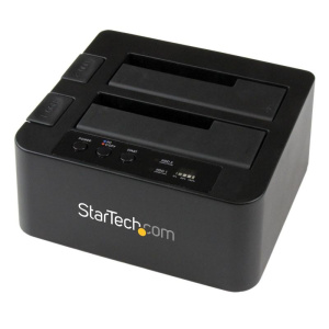 Startech.com docking station per hard disk a 2 slot – duplicatore standalone usb 3.0 (5 gbps)/esata per ssd/hdd sata iii