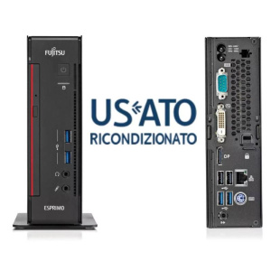 Pc reset pc ref i7 8gb 256gb w10p p.seriale i7-6700t fujitsu q556/2 tiny mini