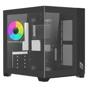 Noua case mid-tower nopsu vision mini bk micro atx vision zk100