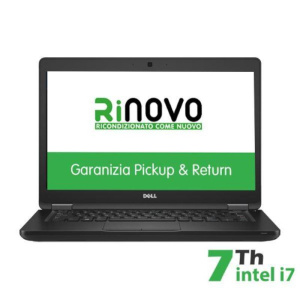 Notebook dell latitude e5480 intel core i7-7 gen. 14 8gb 240gb ssd windows 10 pro – ricondizionato – gar. 12 mesi (rn42622001)- pick & return