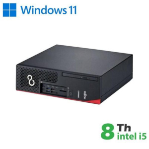Pc fujitsu d738 sff intel core i5-8 gen. 8gb 256gb ssd windows 11 pro – ricondizionato – gar. 12 mesi